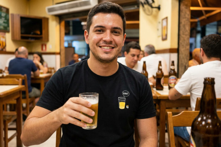 Camiseta de Cerveja Bora? O Convite Mais Direto