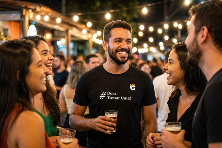 Camiseta Bora Tomar Uma: o Convite Cervejeiro Oficial