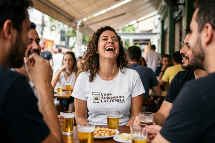 Camiseta Copo Americano Lagoinha: Orgulho Mineiro no Peito