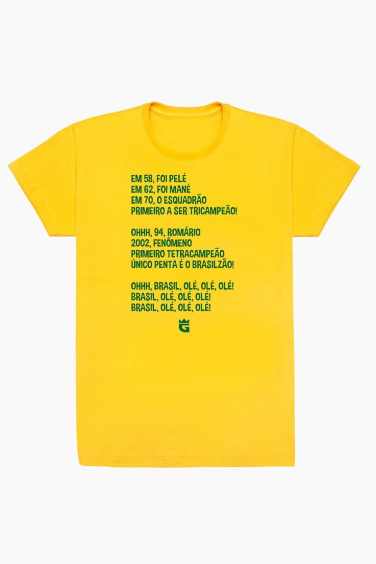 Camiseta Historia da Selecao