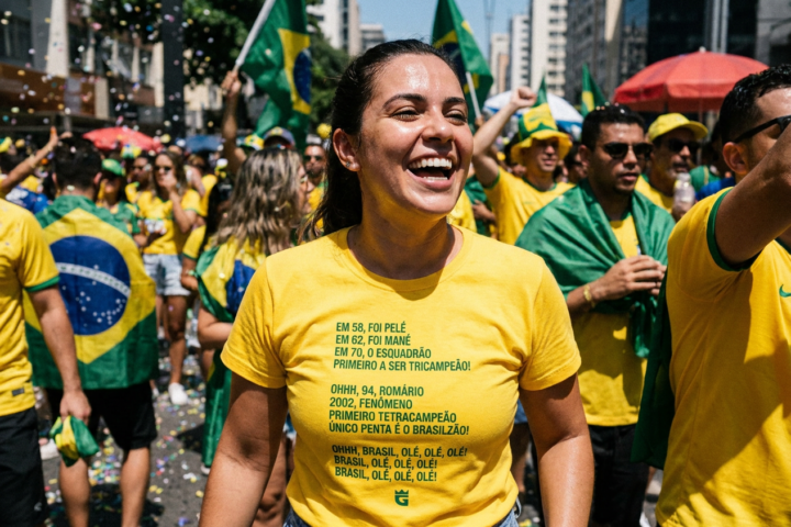 Camiseta Historia da Selecao: a Memoria do Brasil em Campo