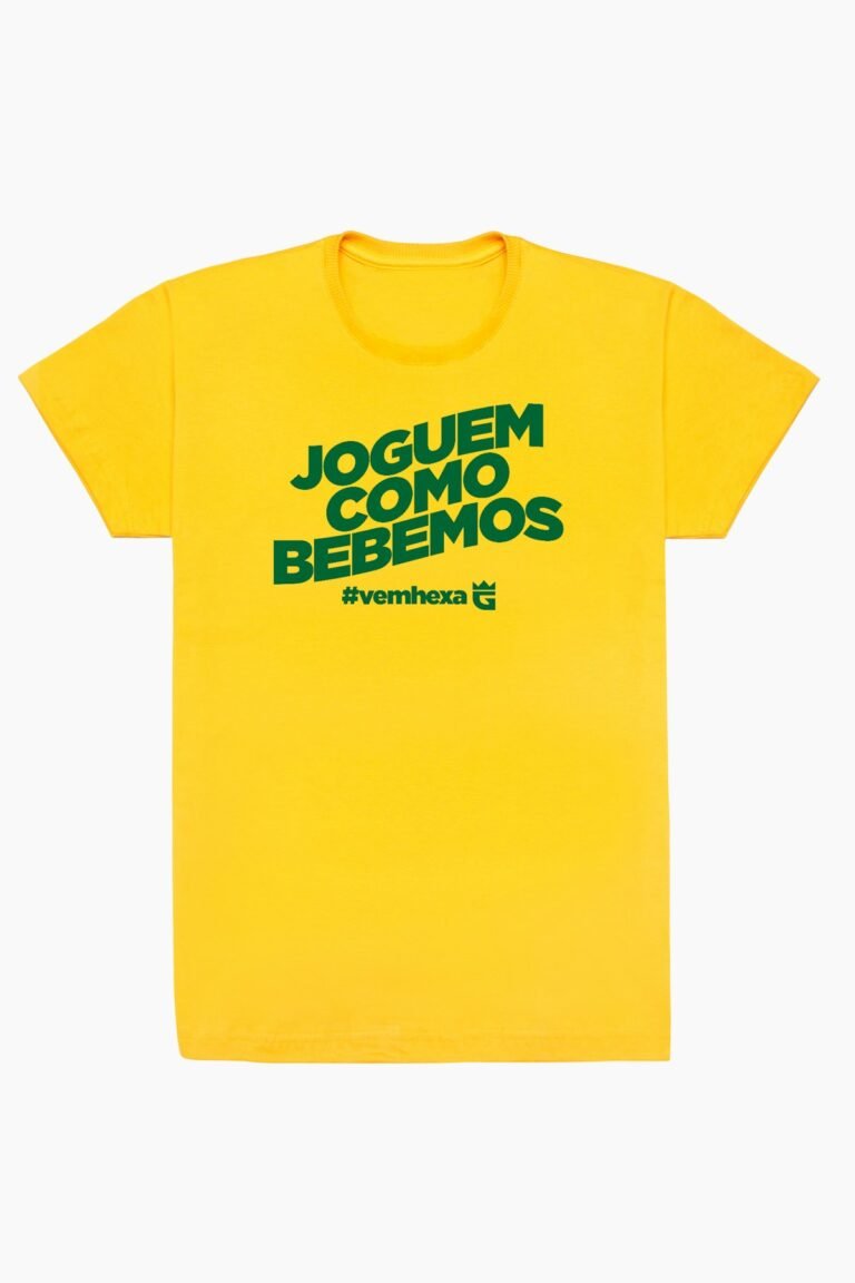 Camiseta Joguem Como a Gente Bebe
