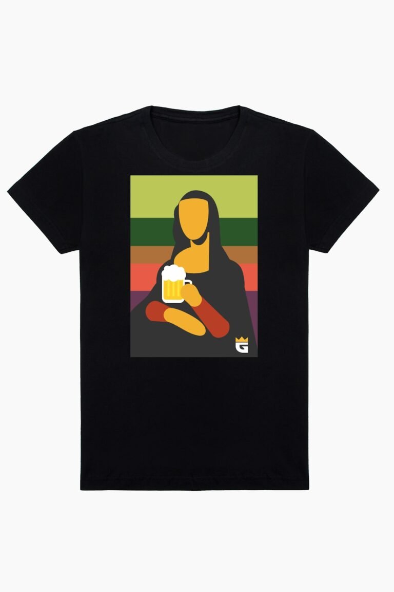Camiseta Monalisa com Chope