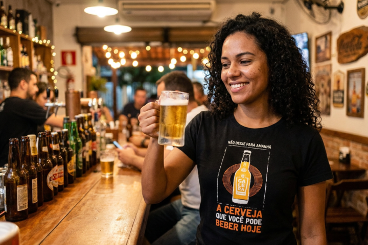 Camiseta Cerveja: Não Deixe Pra Amanhã o Que Pode Tomar Hoje
