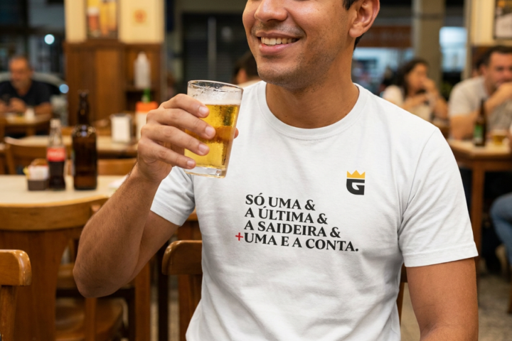 Camiseta So Uma, A Ultima, A Saideira: A Maior Mentira