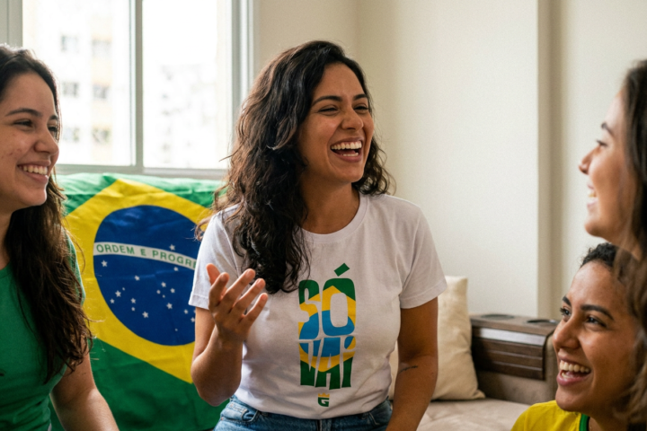 Camiseta Só Vai Bandeira: vista o amarelo na Copa