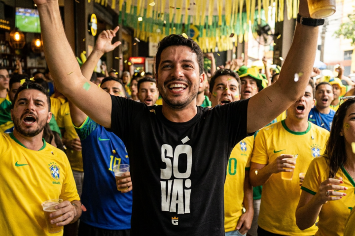 Camiseta Só Vai, É Brasil: torça com atitude na Copa