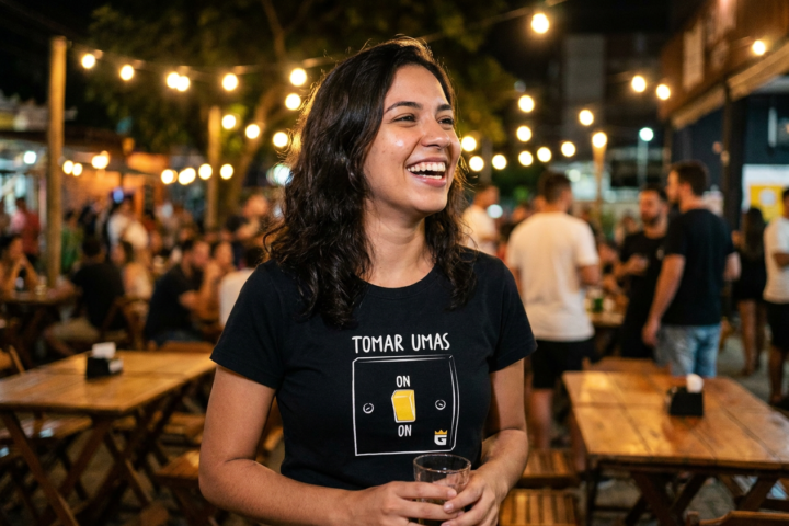 Camiseta de Cerveja: Modo Tomar Umas Sempre ON