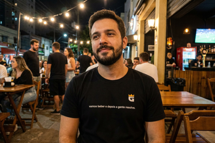 Camiseta Vamos Beber e Depois a Gente Resolve: o lema